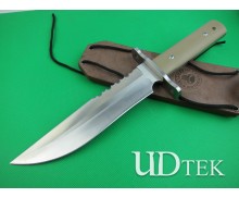 7Cr17MOV Stainless Steel Military Knife Rescue Knife for Army with G10 Handle UDTEK01415